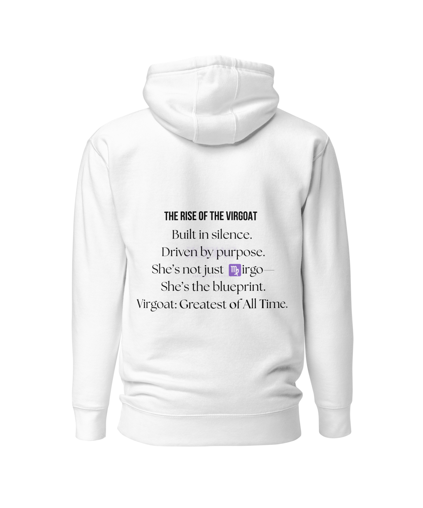 β Virgoat Zodiac Twist Hoodie β Black Lettering Edition