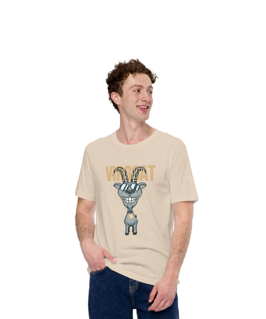 ♍ Virgoat Zodiac Twist Tee – White Lettering Edition