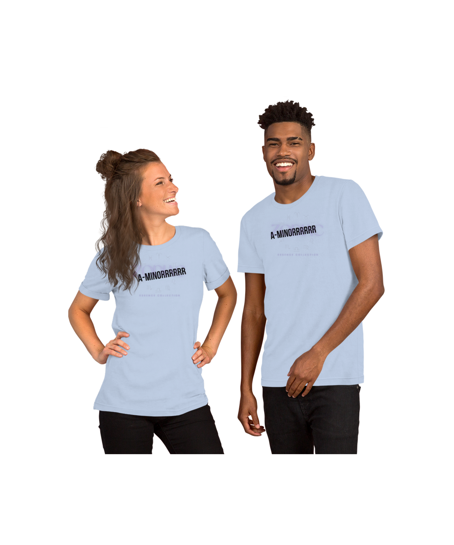 A-MINORRRRR Tee β Black Letter Edition (Zodiac Essence x Statement Sound)