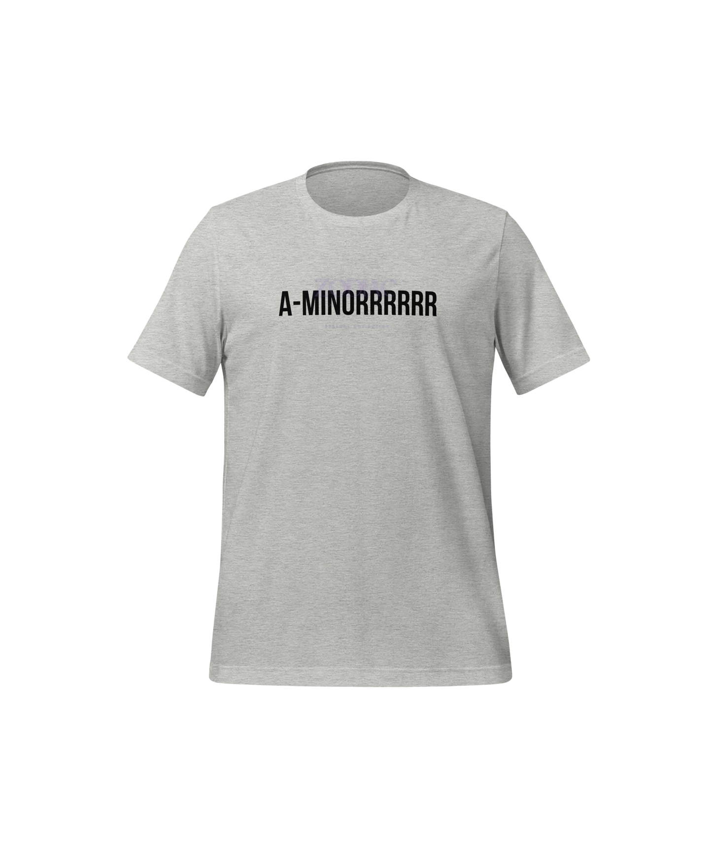 A-MINORRRRR Tee β Black Letter Edition (Zodiac Essence x Statement Sound)
