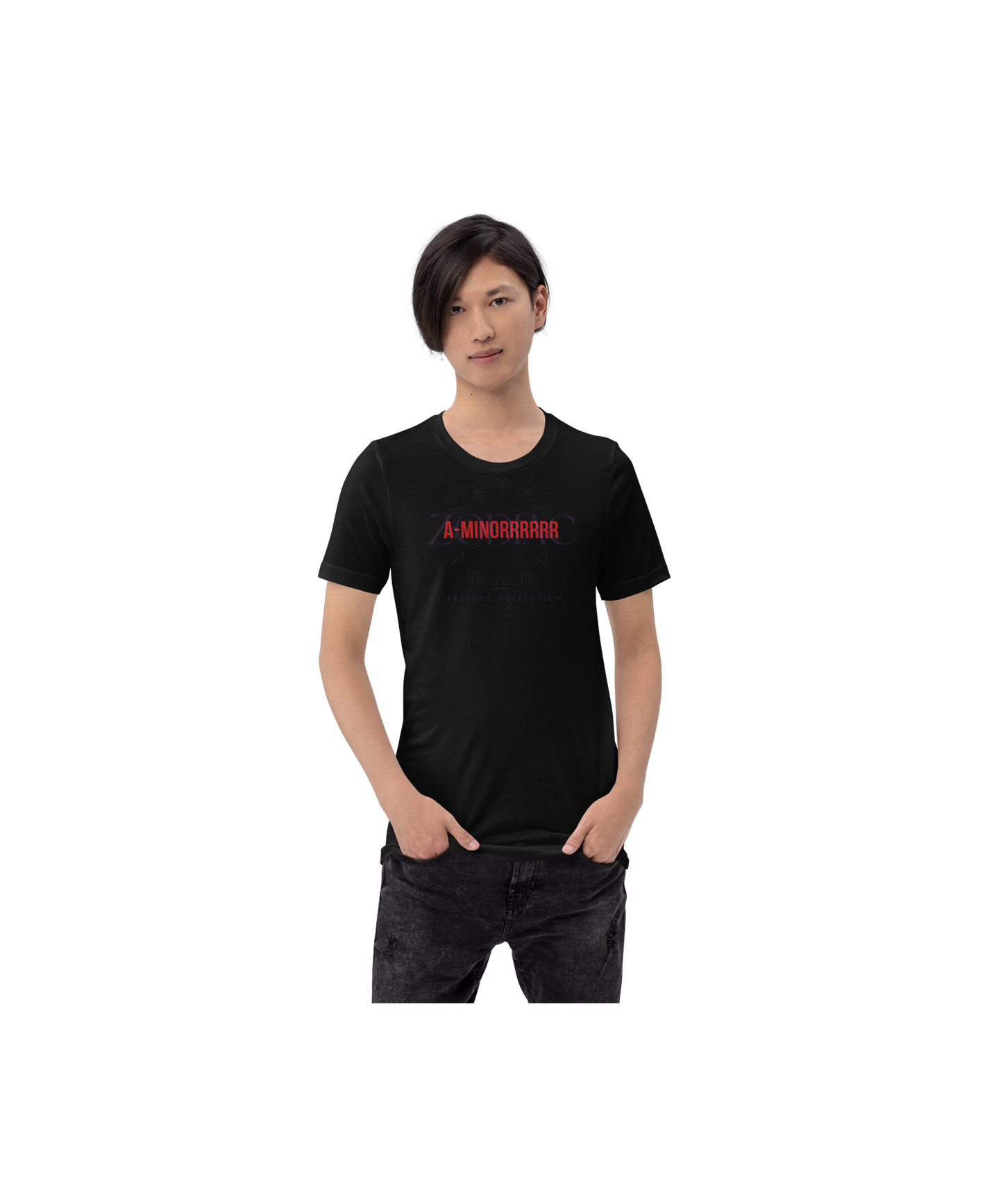 A-MINORRRRR Tee β Red Letter Edition (Zodiac Essence x Statement Sound)