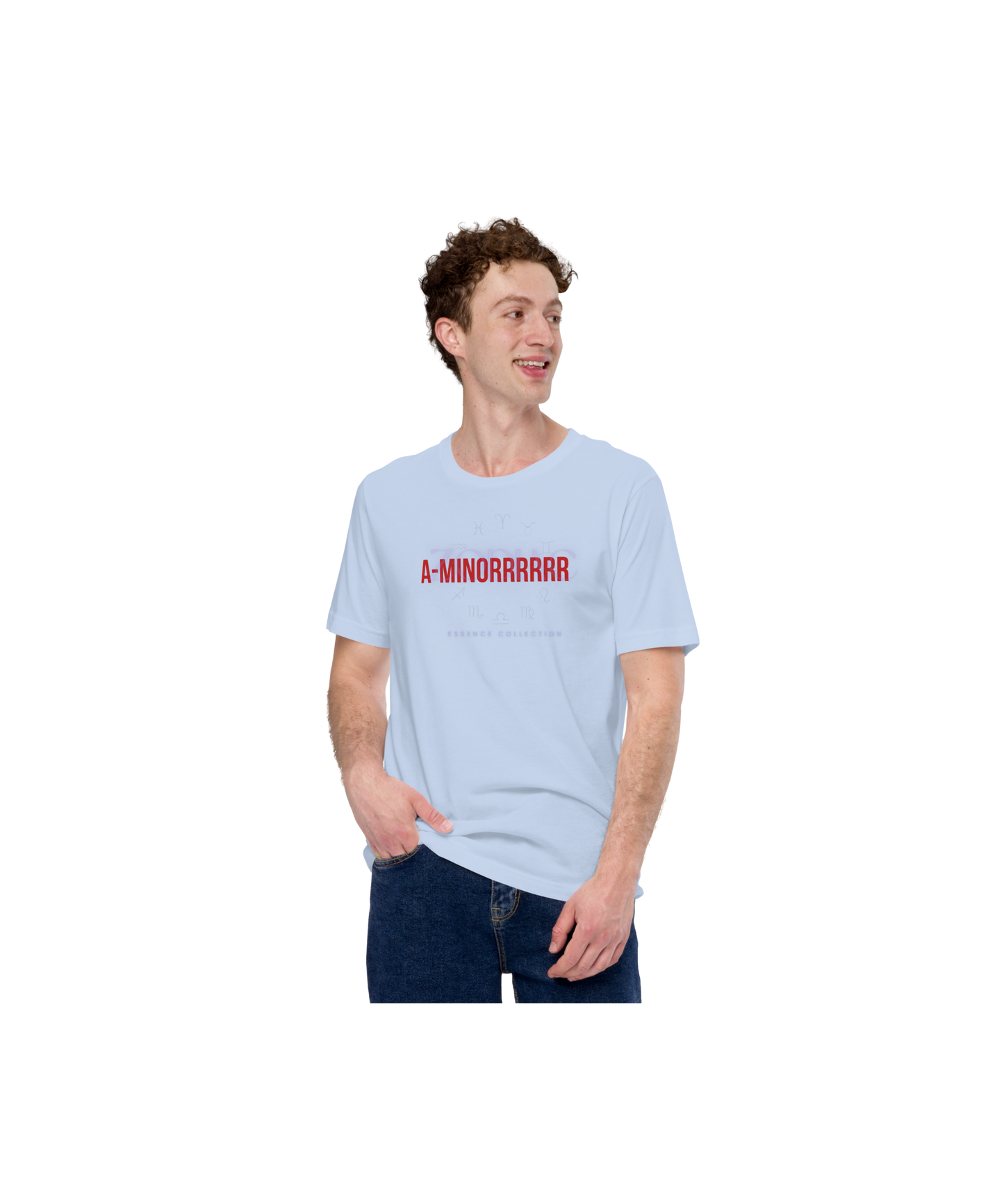 A-MINORRRRR Tee β Red Letter Edition (Zodiac Essence x Statement Sound)
