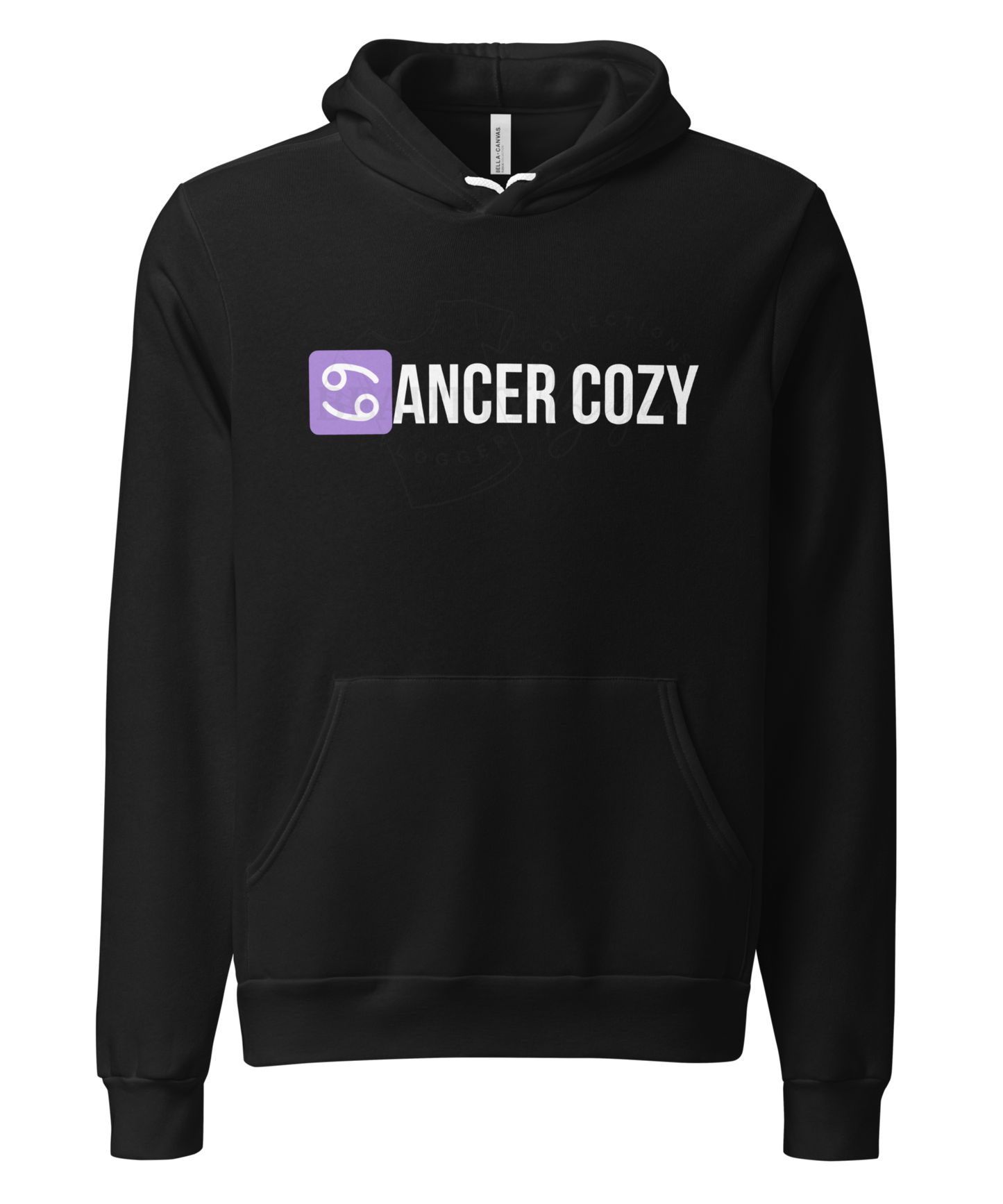 Twisted Zodiac Essence Unisex Hoodie – Cancer Edition (Black)