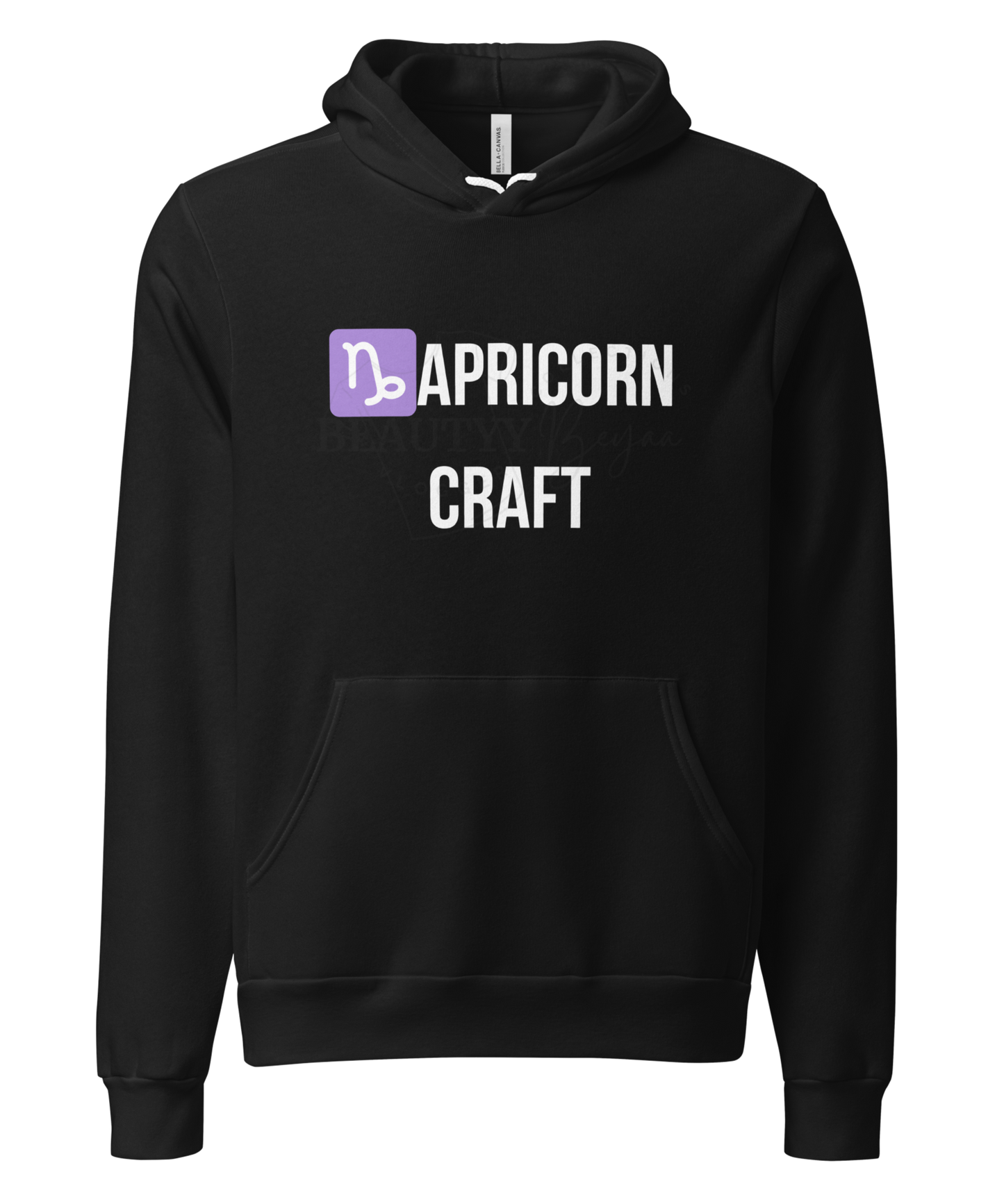 Twisted Zodiac Essence Unisex Hoodie – Capricorn Edition (Black)