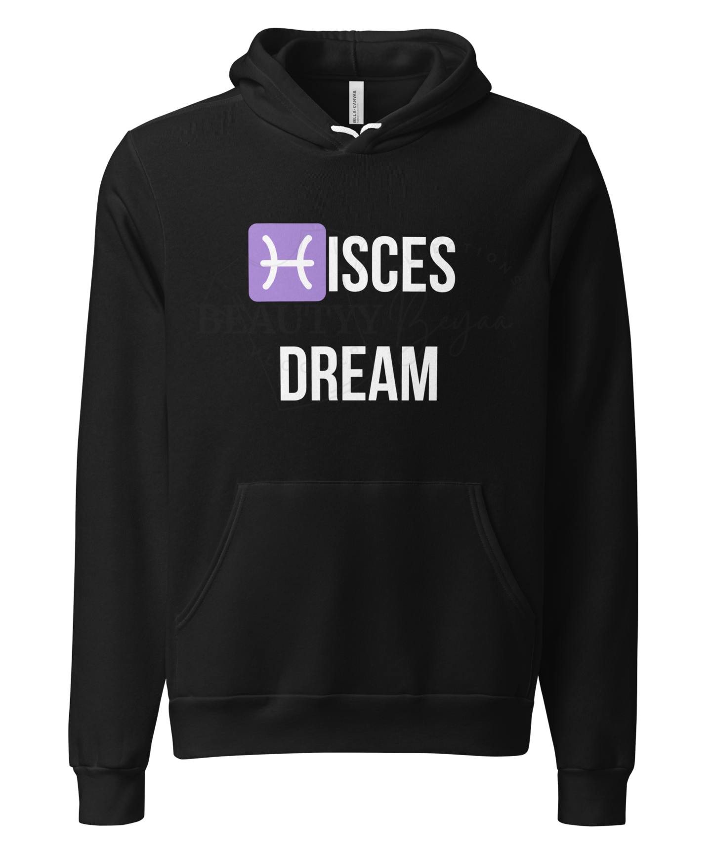 Twisted Zodiac Essence Unisex Hoodie – Pisces Edition (Black)