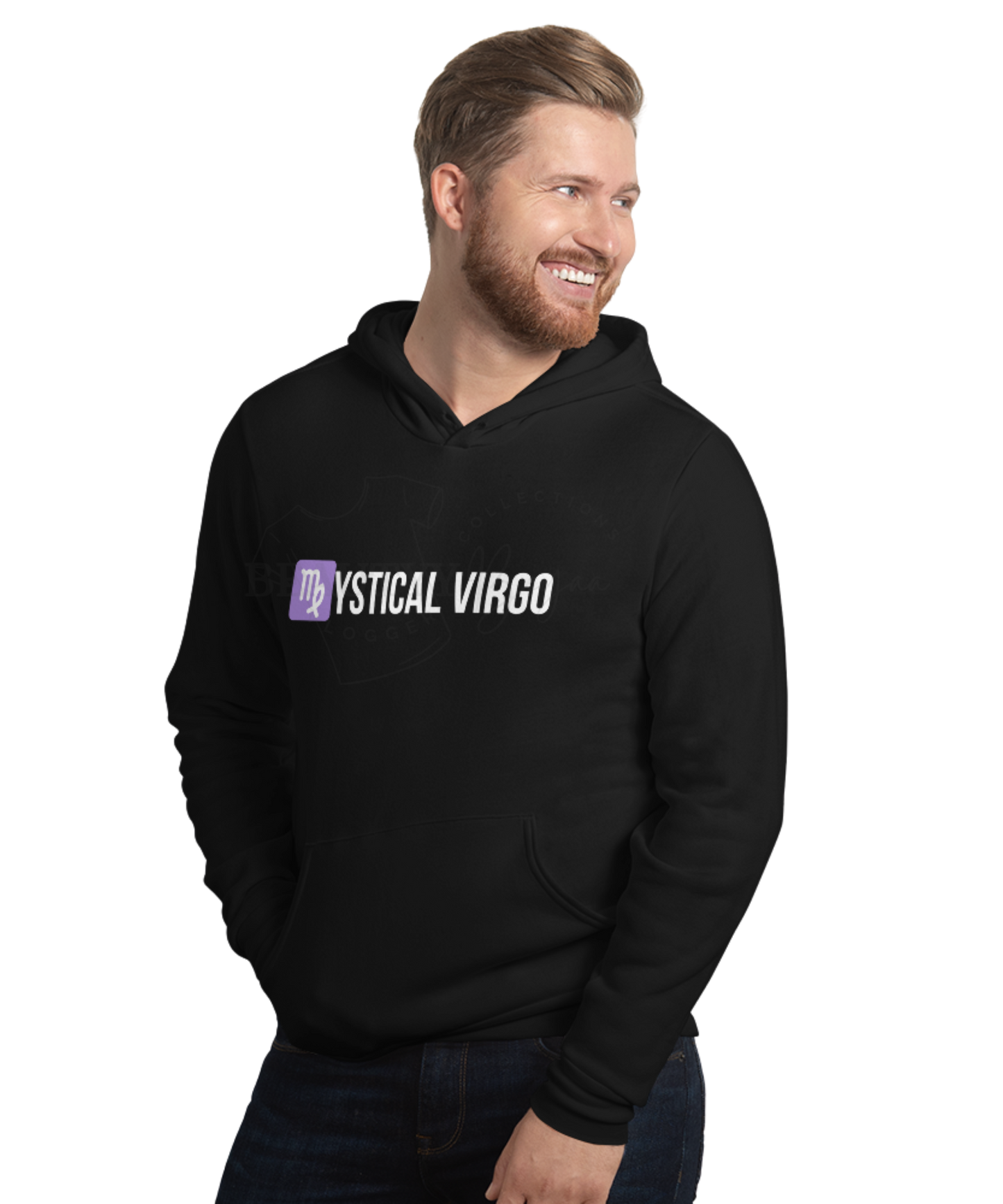Twisted Zodiac Essence Unisex Hoodie – Virgo Edition (Black)