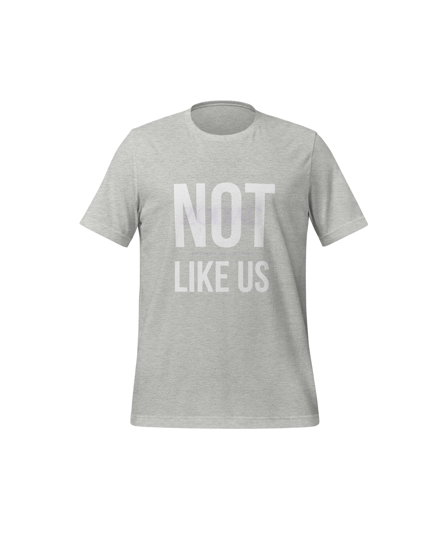Not Like Us TEE-SHIRT — White Ink Edition (Kendrick Lamar x Zodiac Essence)