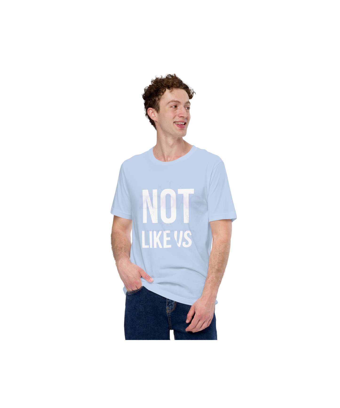 Not Like Us TEE-SHIRT — White Ink Edition (Kendrick Lamar x Zodiac Essence)