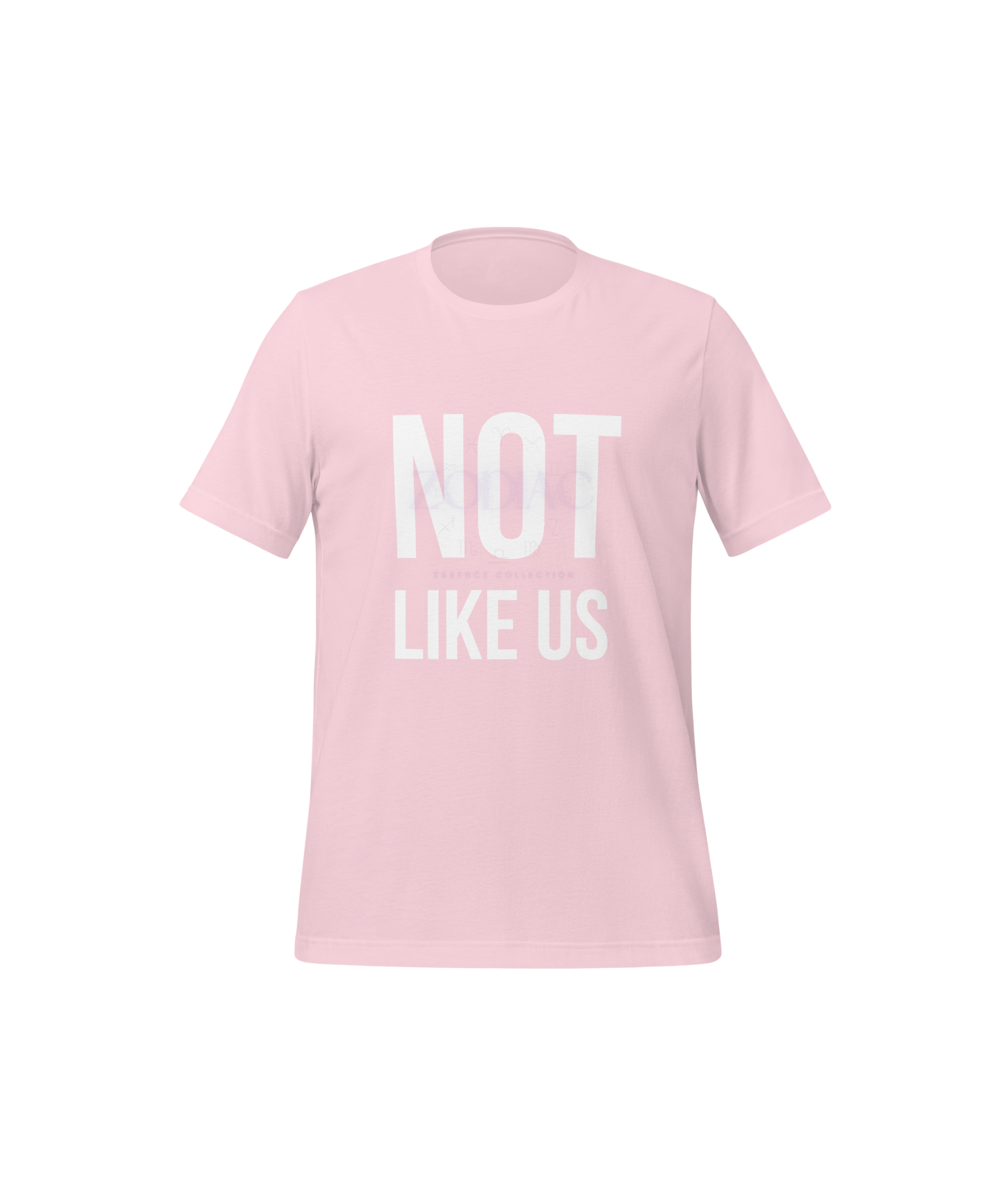 Not Like Us TEE-SHIRT — White Ink Edition (Kendrick Lamar x Zodiac Essence)