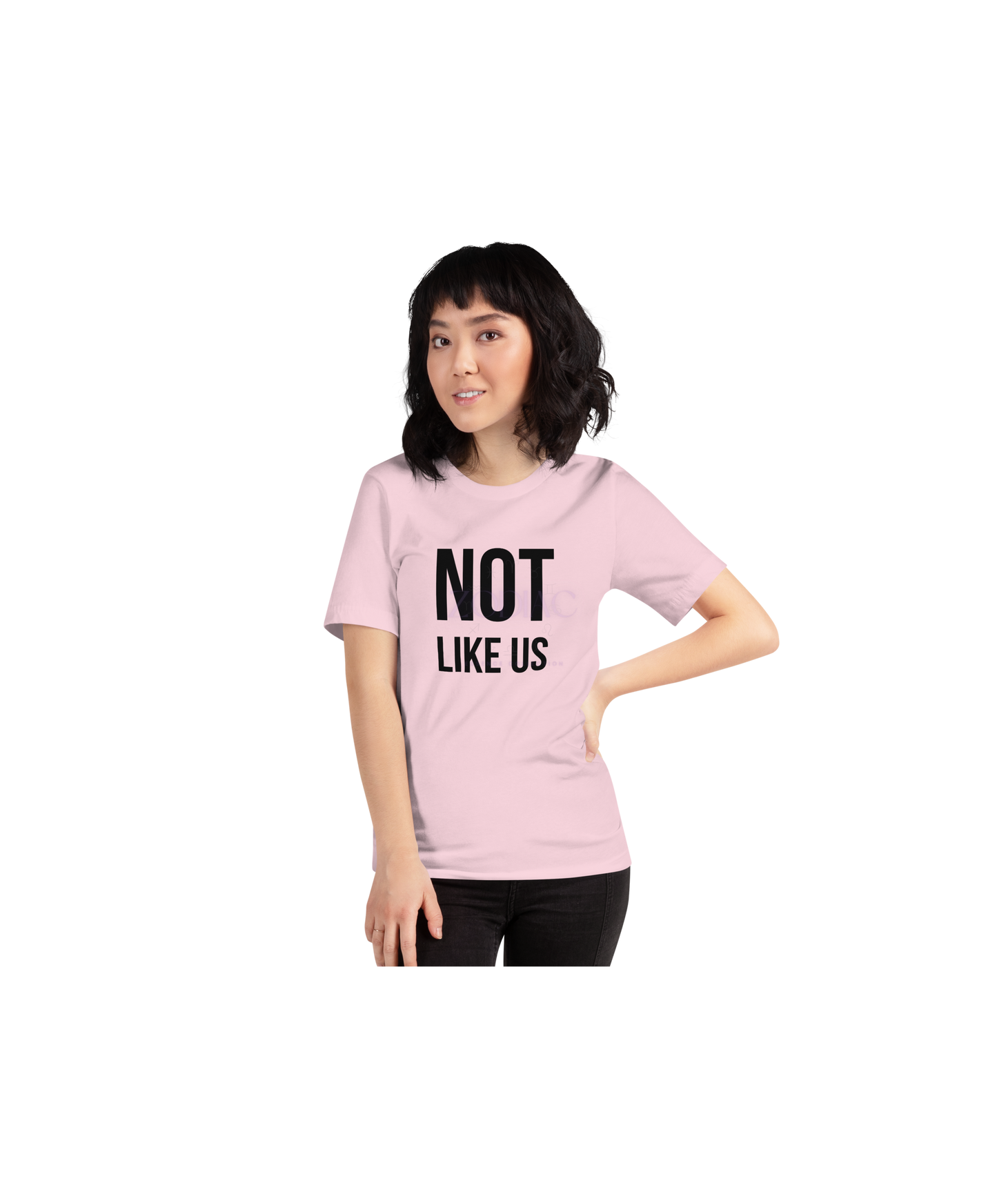 Not Like Us Tee — Black Lettering Edition (Kendrick Lamar x Zodiac Essence)