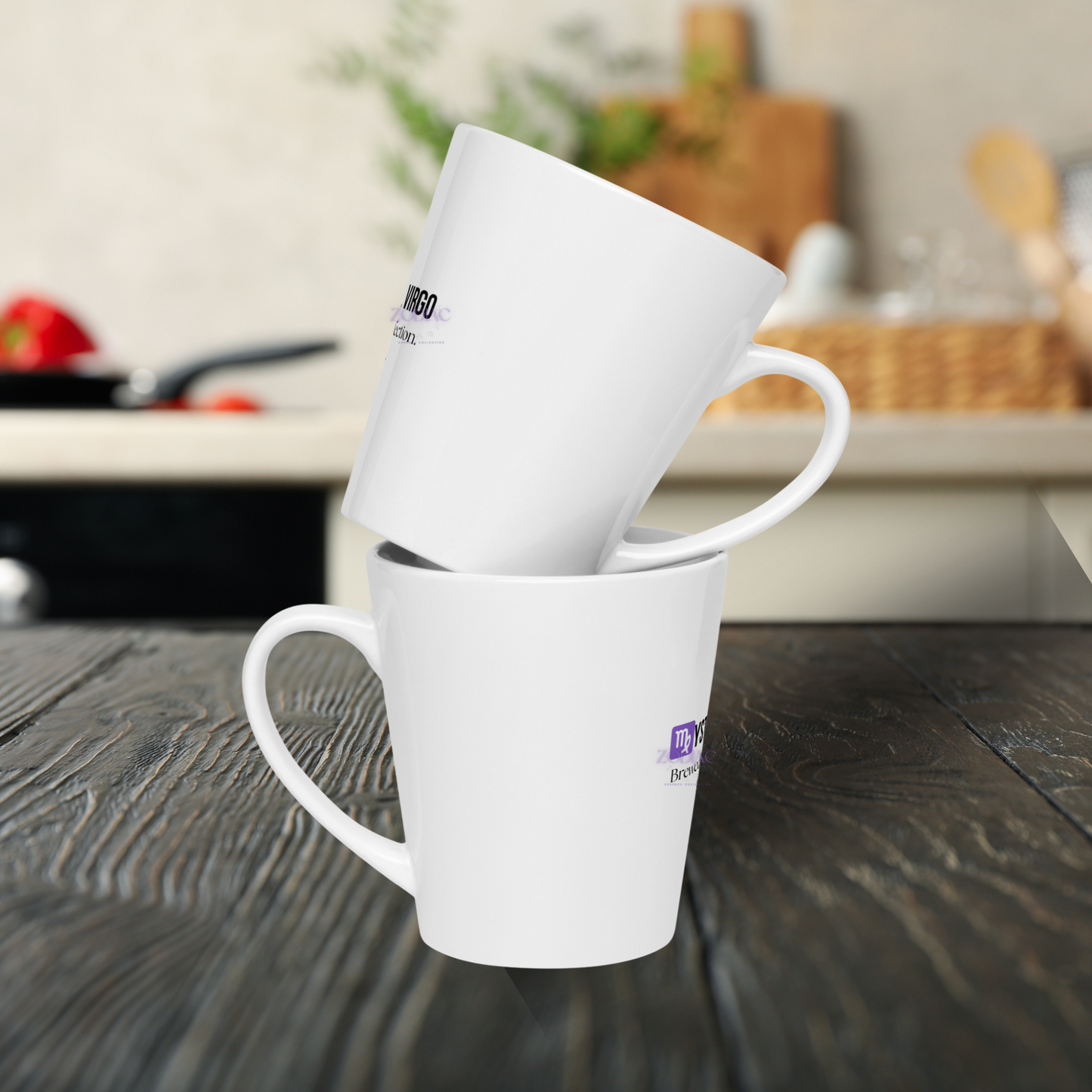 ♍ystical Virgo Latte Mug – 12oz Ceramic | Mindful Zodiac Sign Gift