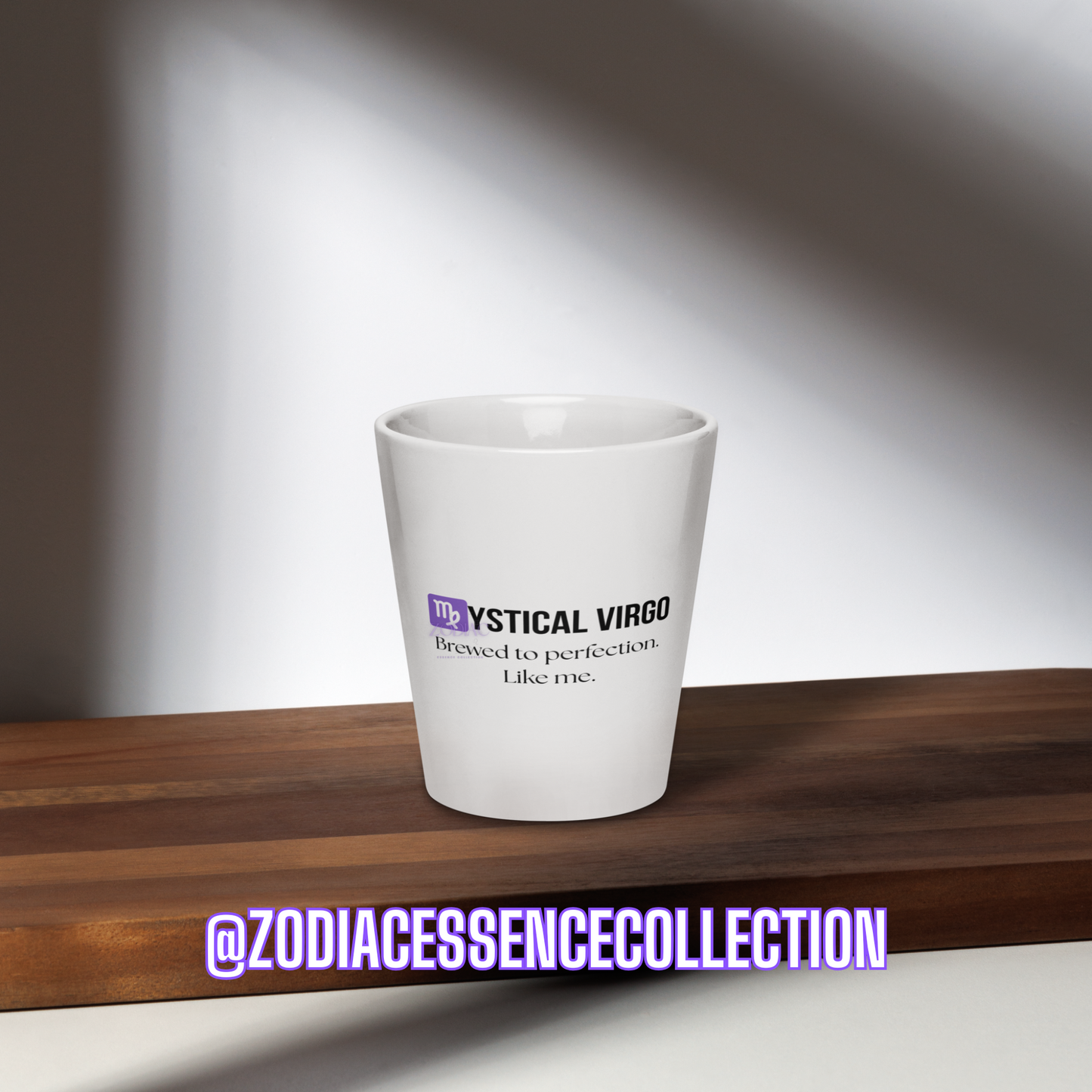 ♍ystical Virgo Latte Mug – 12oz Ceramic | Mindful Zodiac Sign Gift