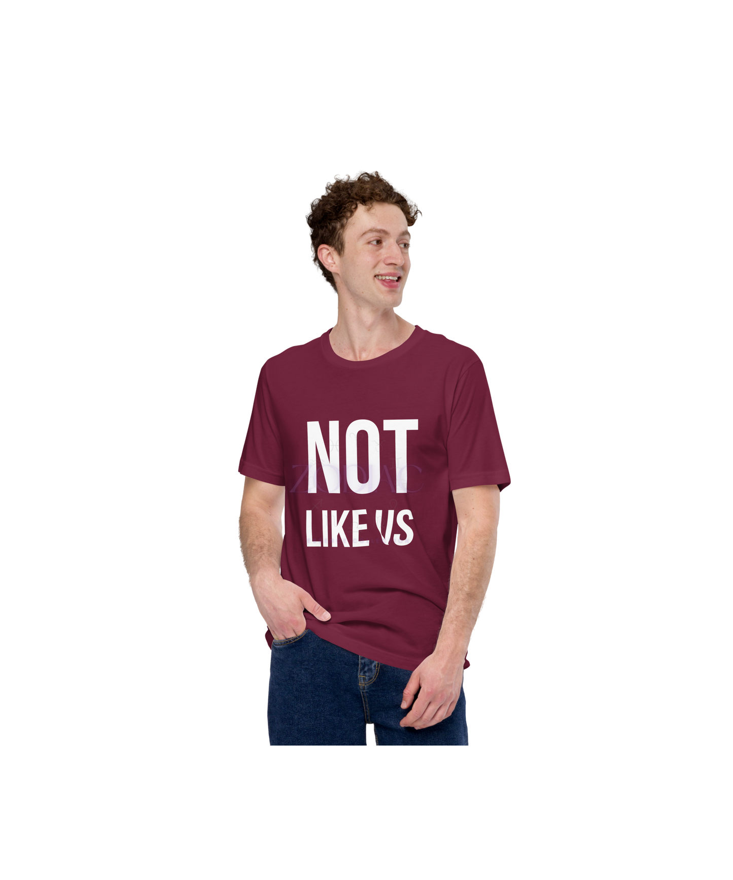 Not Like Us TEE-SHIRT — White Ink Edition (Kendrick Lamar x Zodiac Essence)