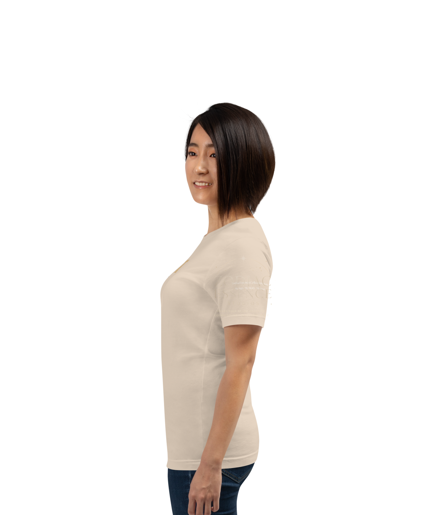 ♍ Virgoat Zodiac Twist Tee – White Lettering Edition