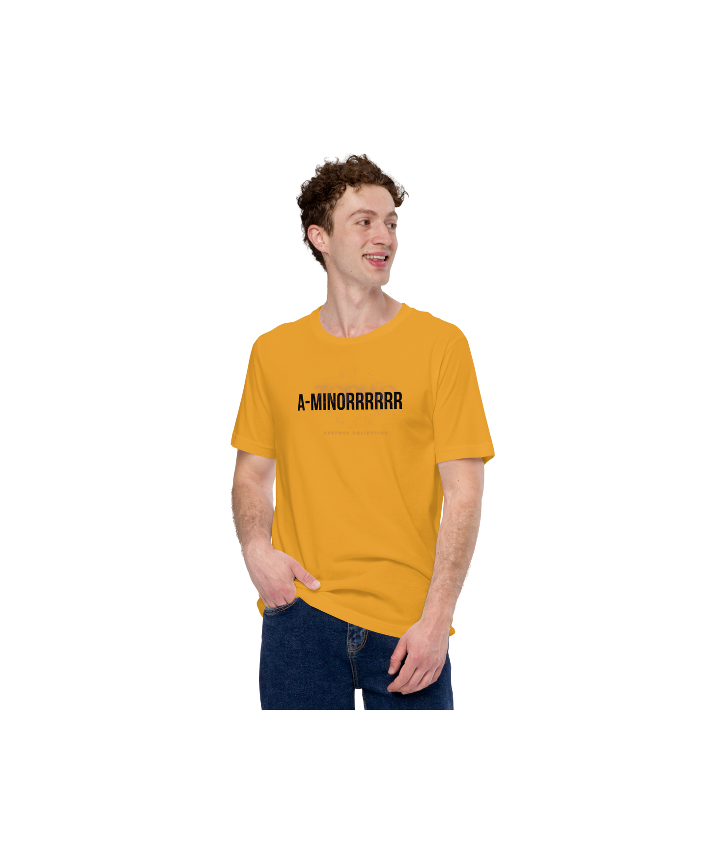 A-MINORRRRR Tee — Black Letter Edition (Zodiac Essence x Statement Sound)
