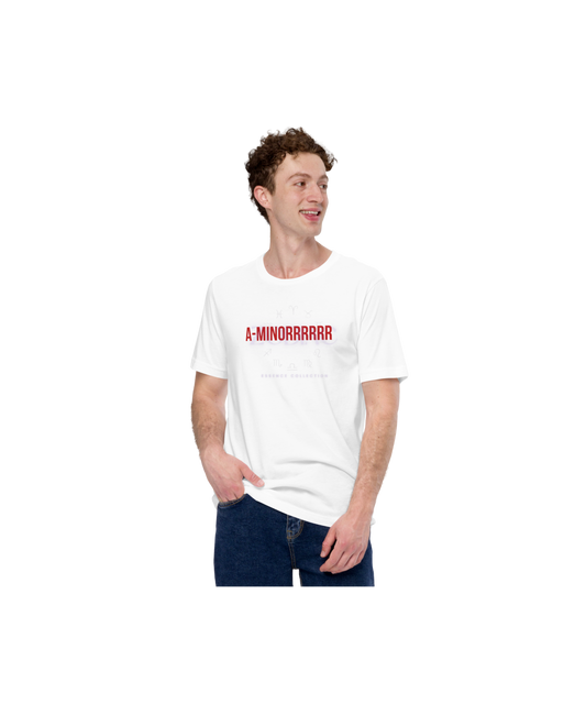 A-MINORRRRR Tee — Red Letter Edition (Zodiac Essence x Statement Sound)