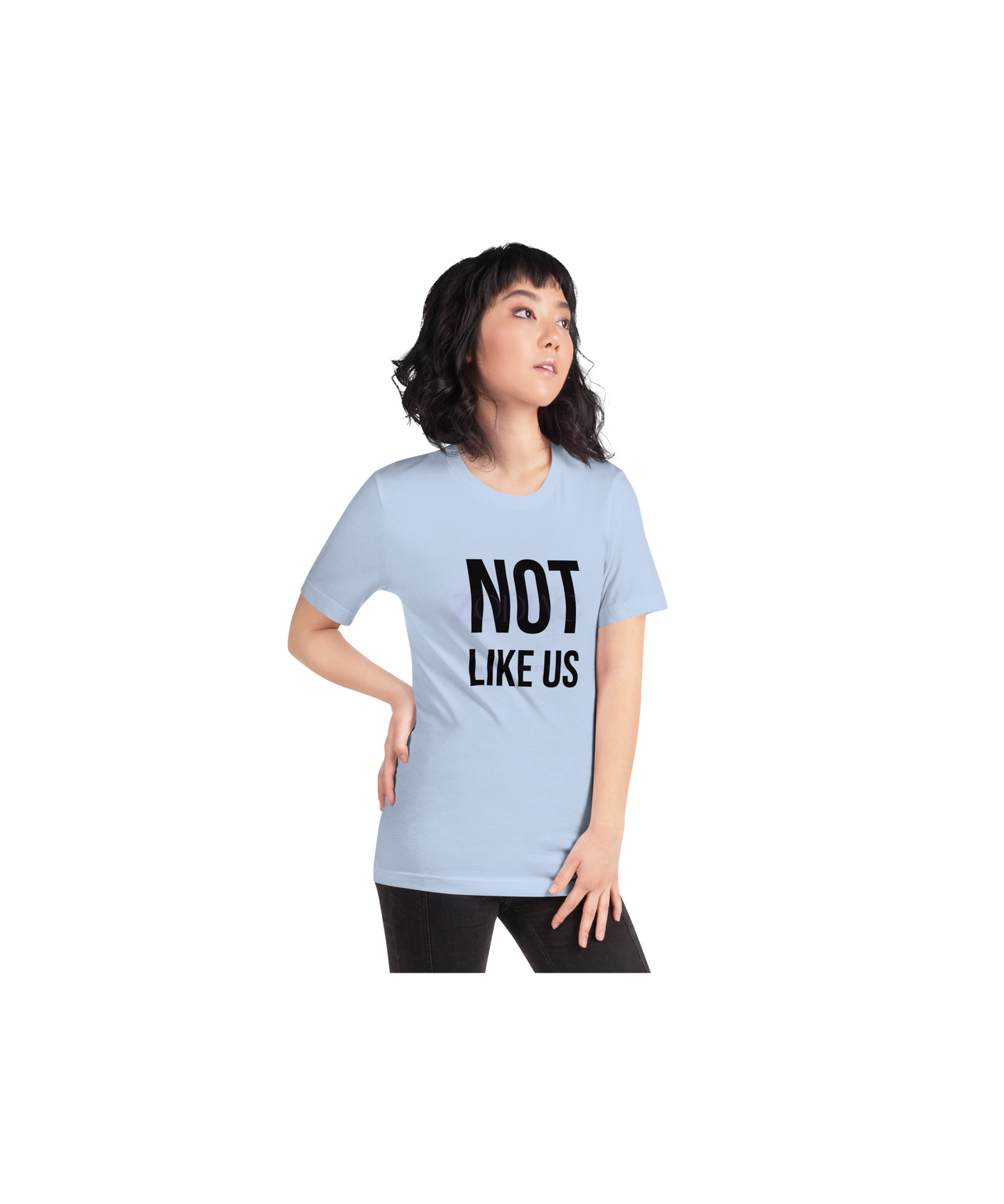 Not Like Us Tee — Black Lettering Edition (Kendrick Lamar x Zodiac Essence)