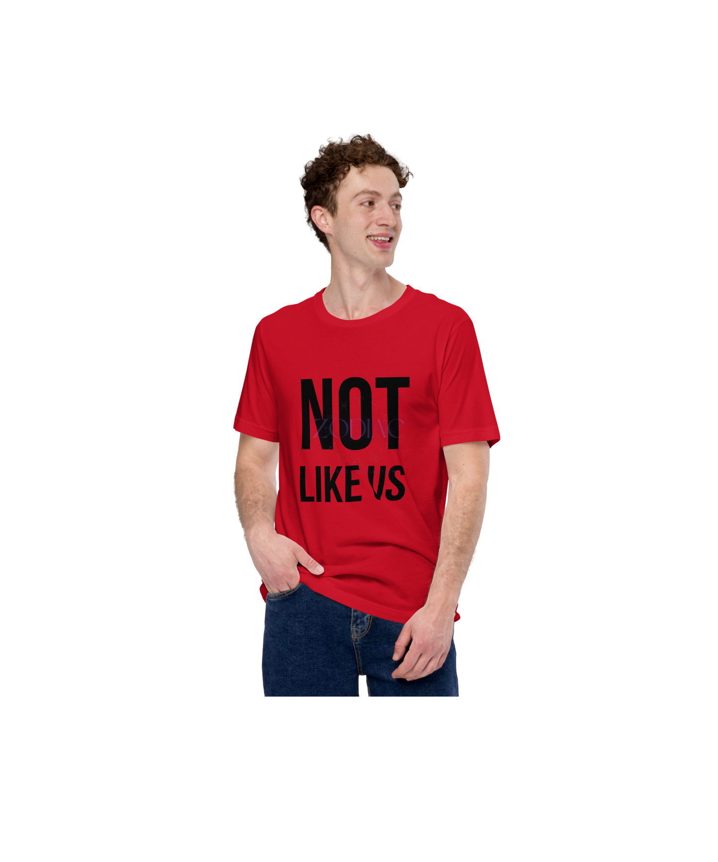 Not Like Us Tee — Black Lettering Edition (Kendrick Lamar x Zodiac Essence)