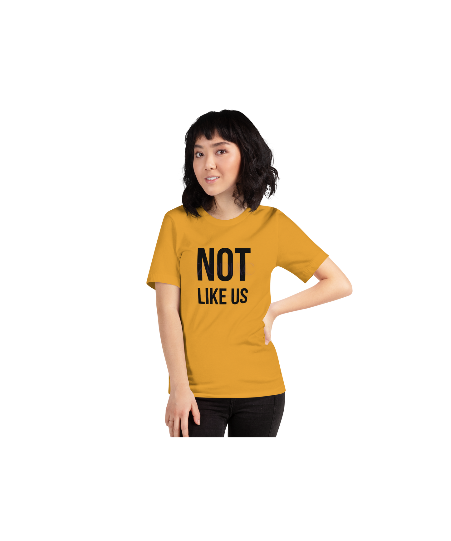 Not Like Us Tee — Black Lettering Edition (Kendrick Lamar x Zodiac Essence)
