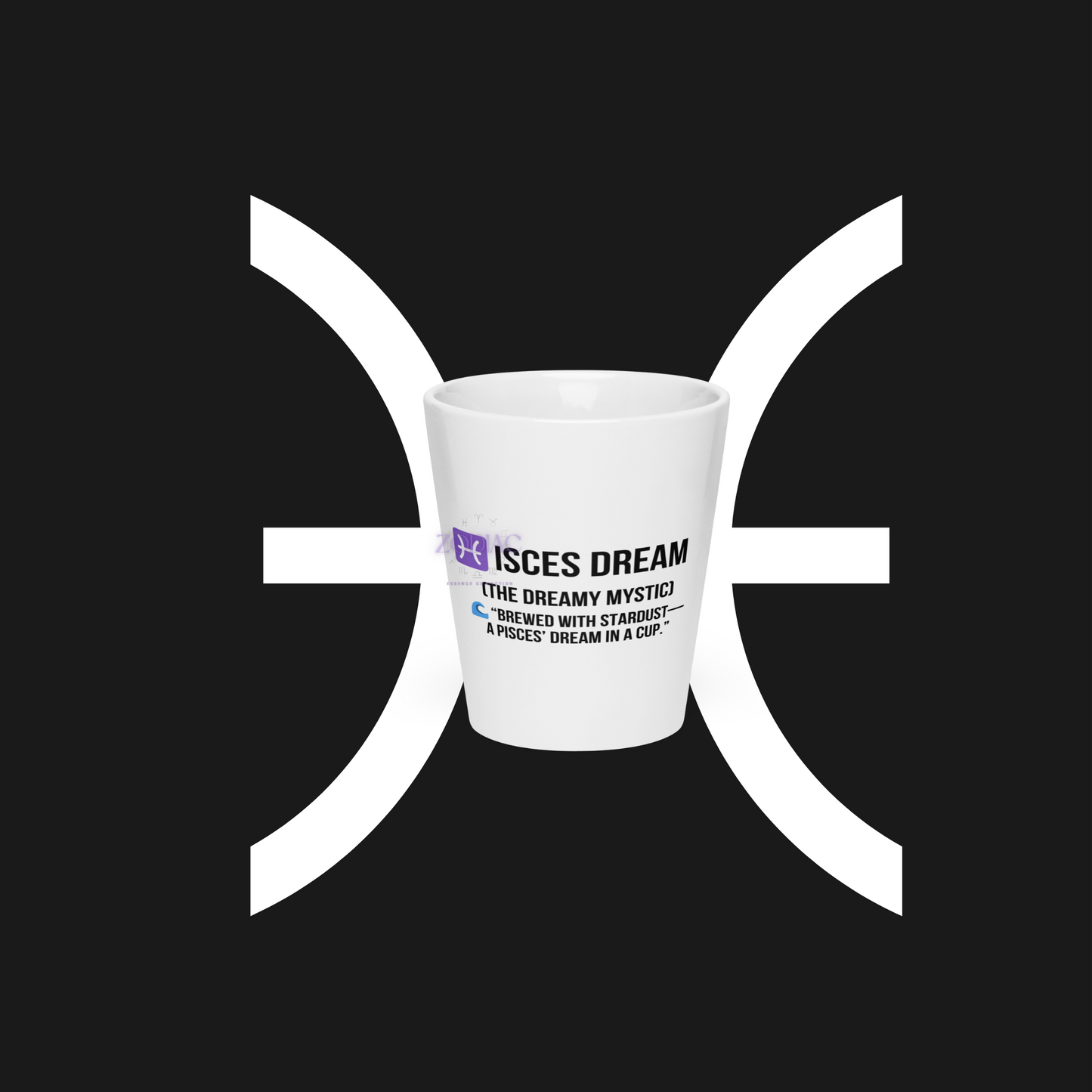 ♓isces Dreams Latte Mug – 12oz Ceramic | Soulful Zodiac Mug for Dreamers