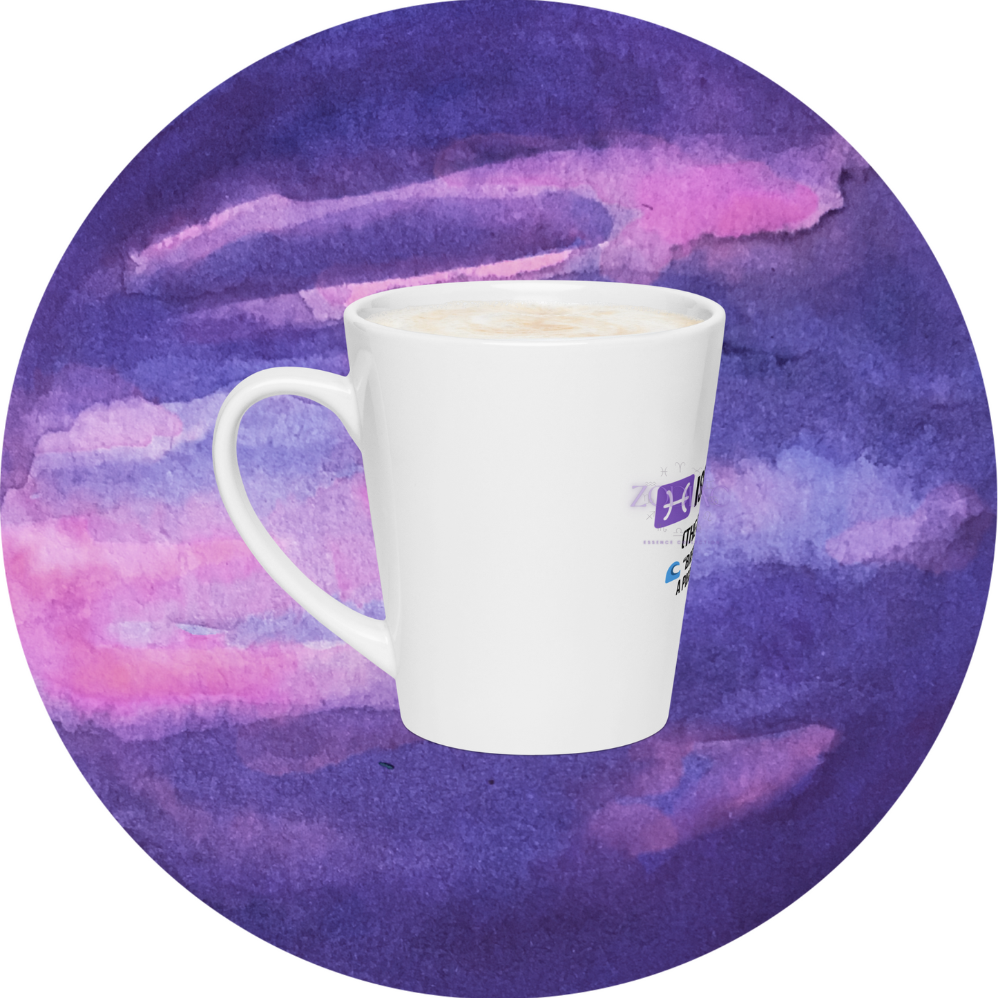 ♓isces Dreams Latte Mug – 12oz Ceramic | Soulful Zodiac Mug for Dreamers