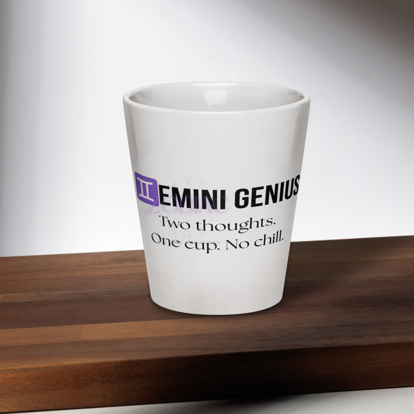 ♊emini Genius Latte Mug – 12oz Ceramic | Dual Energy Horoscope Mug