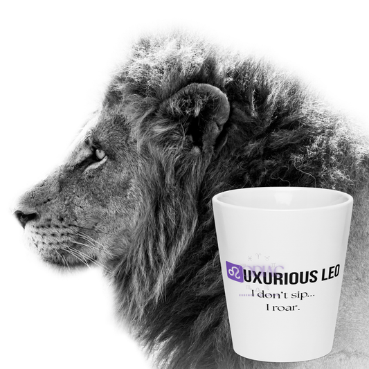 ♌uxurious Leo Latte Mug – 12oz Ceramic | Bold Horoscope Mug for Coffee Lovers