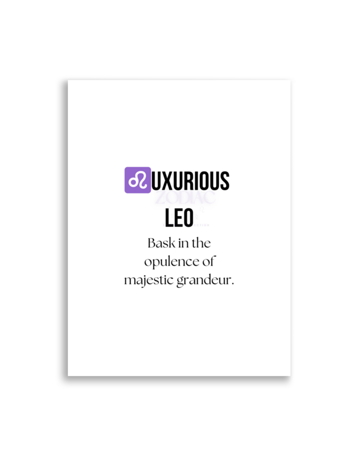 Zodiac Wall Hanging – ♌️uxurious Leo