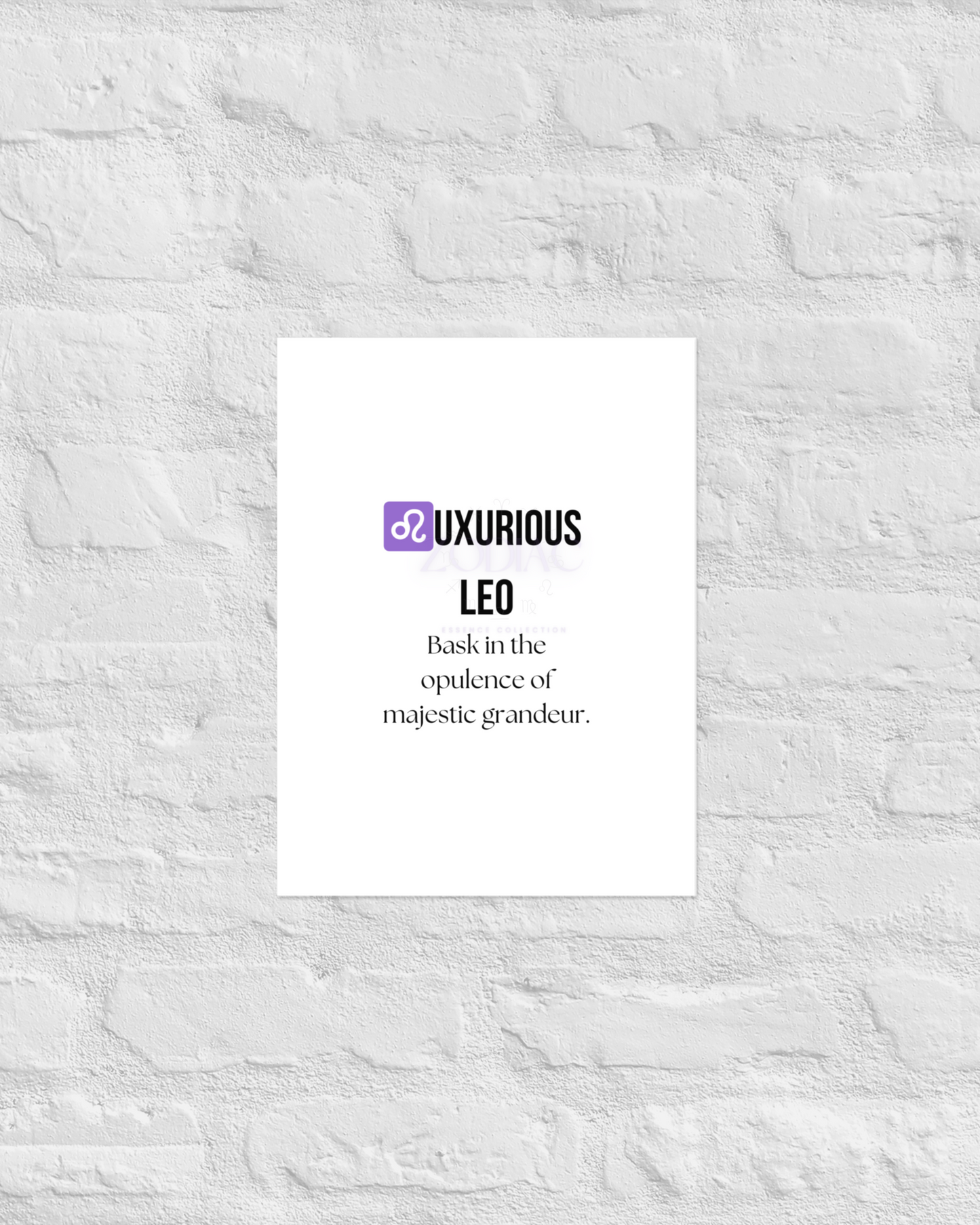Zodiac Wall Hanging – ♌️uxurious Leo