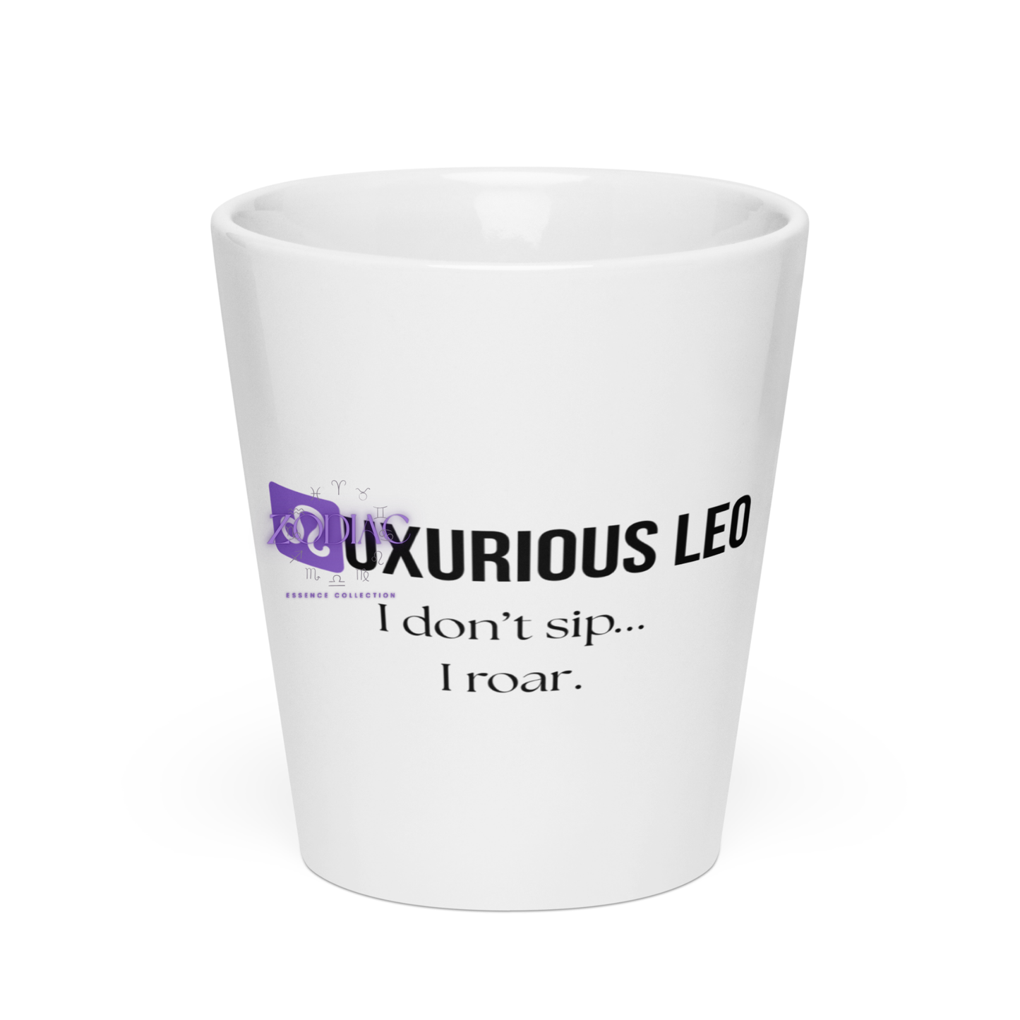 ♌uxurious Leo Latte Mug – 12oz Ceramic | Bold Horoscope Mug for Coffee Lovers