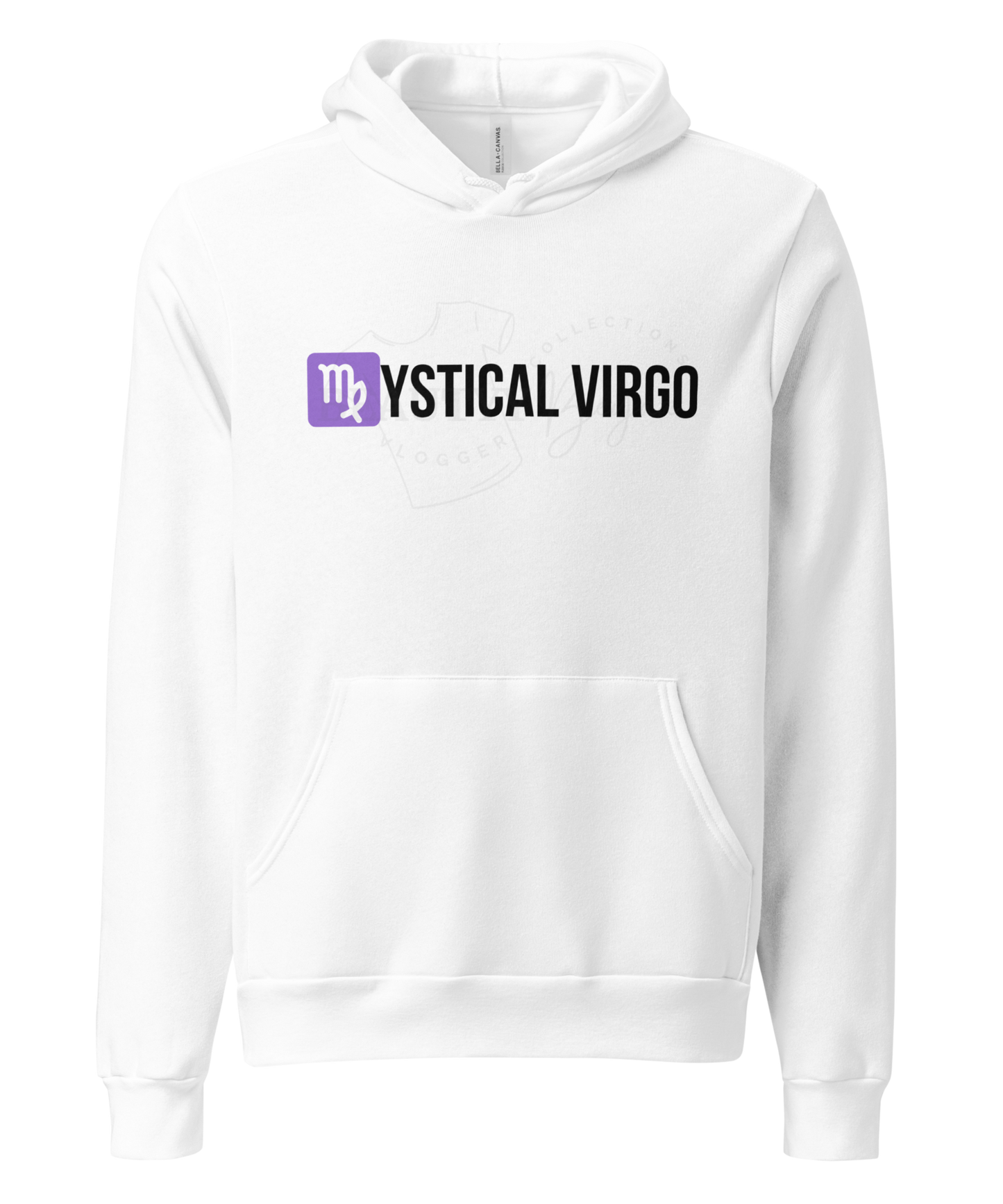 Twisted Zodiac Essence Unisex Hoodie – Virgo Edition (White)